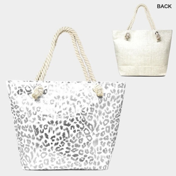 Handbags - NEW! LOF Metallic Rose Gold Tote